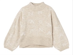 Name It humus melange oversized knit sweater